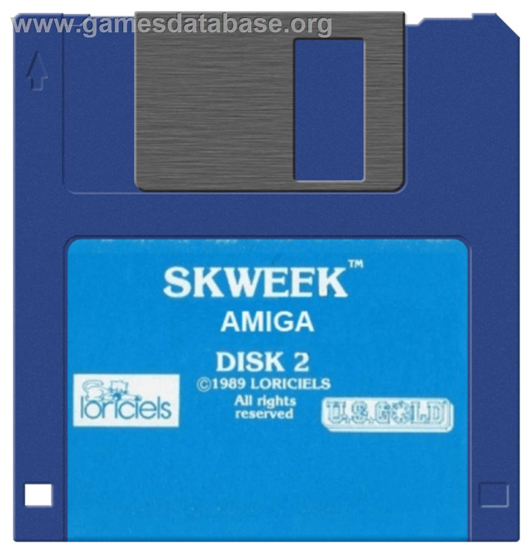 Skweek - Commodore Amiga - Artwork - Disc