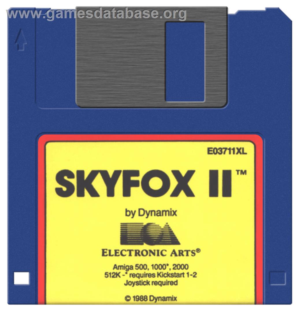 Skyfox II: The Cygnus Conflict - Commodore Amiga - Artwork - Disc