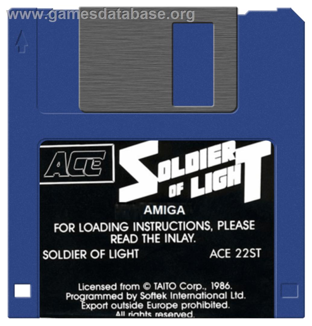 Soldier of Light - Commodore Amiga - Artwork - Disc