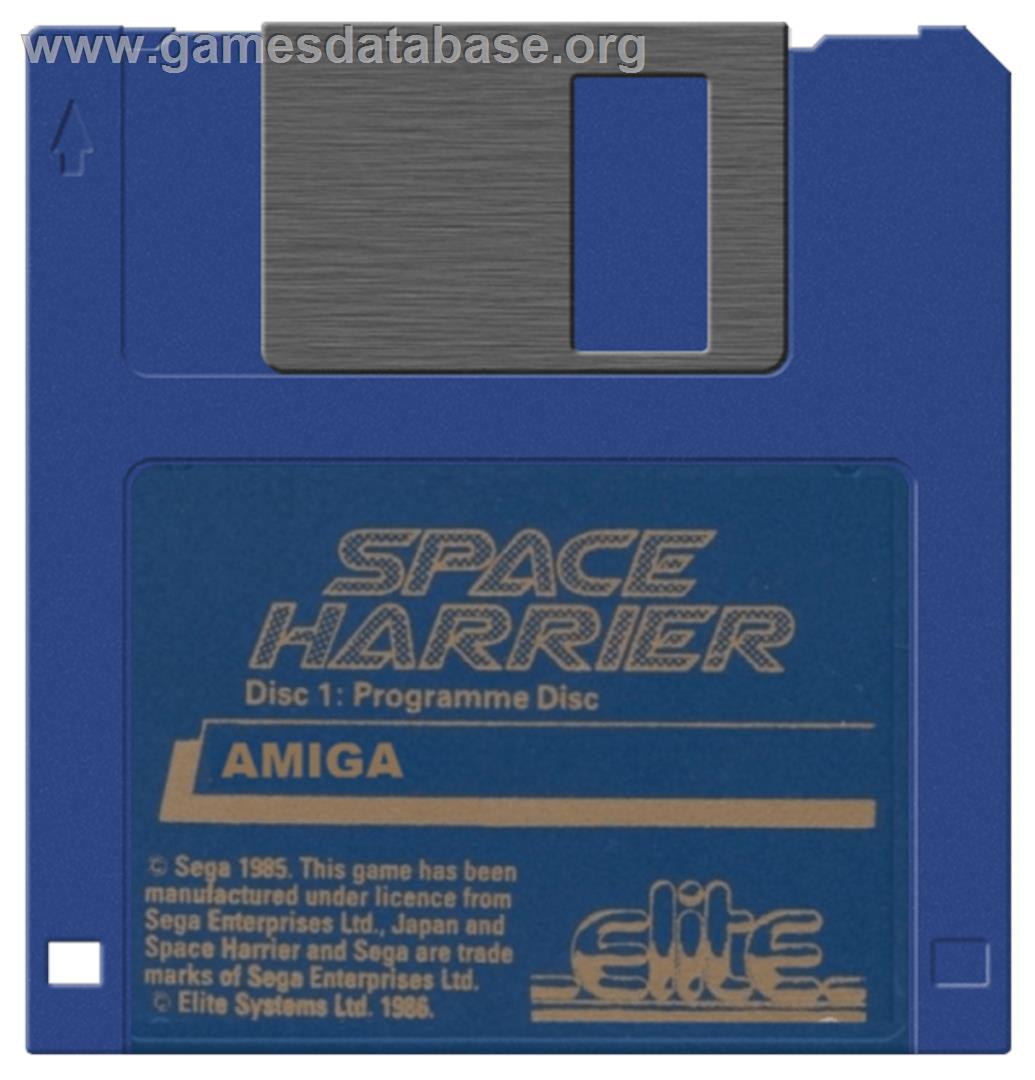 Space Harrier - Commodore Amiga - Artwork - Disc