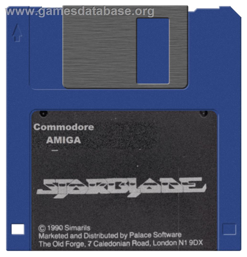 Starblade - Commodore Amiga - Artwork - Disc