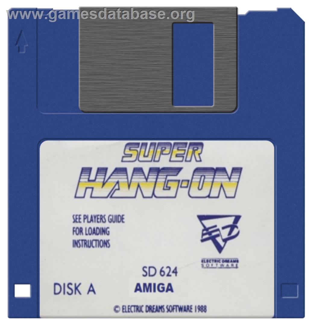Super Hang-On - Commodore Amiga - Artwork - Disc