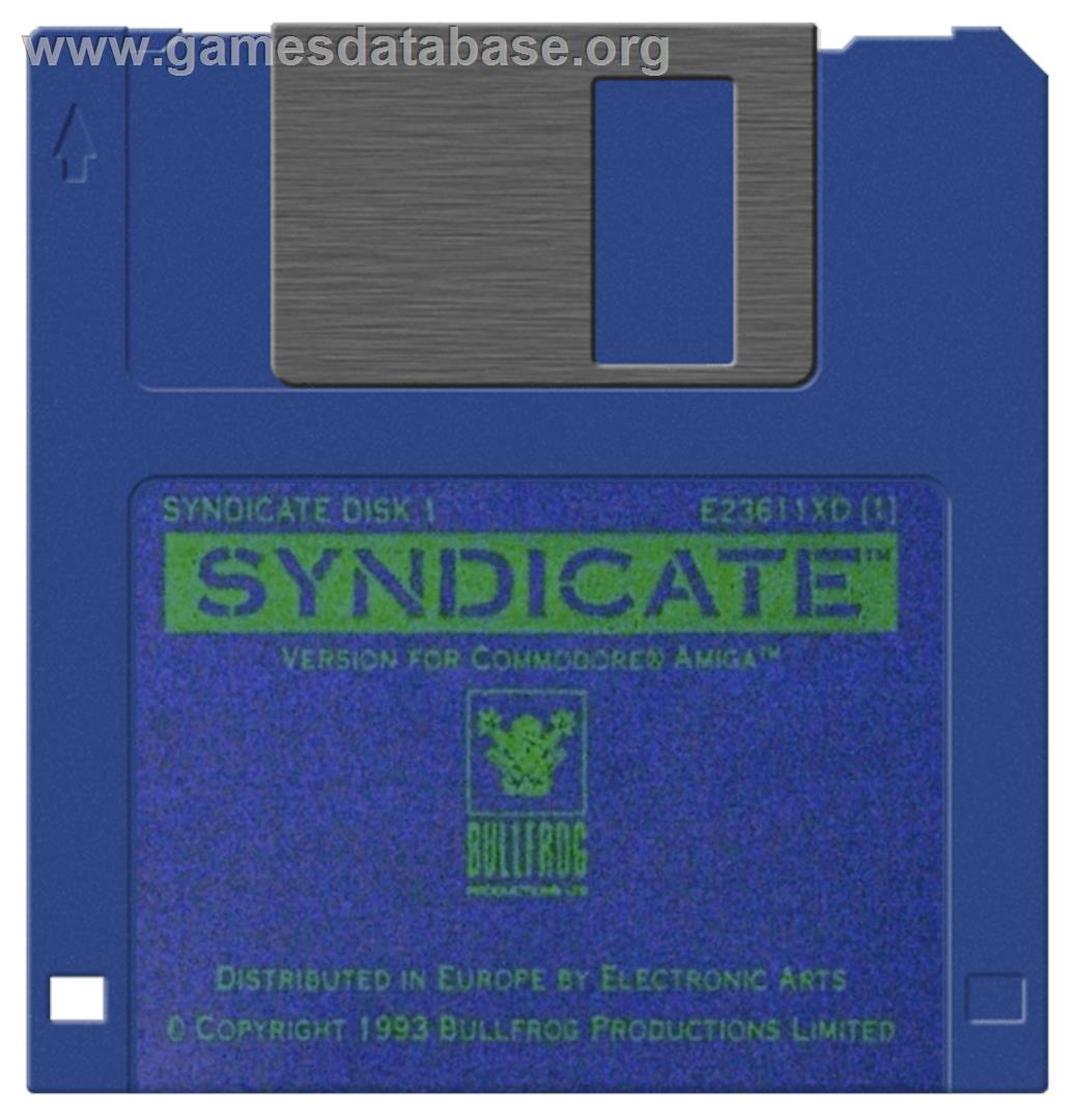 Syndicate - Commodore Amiga - Artwork - Disc