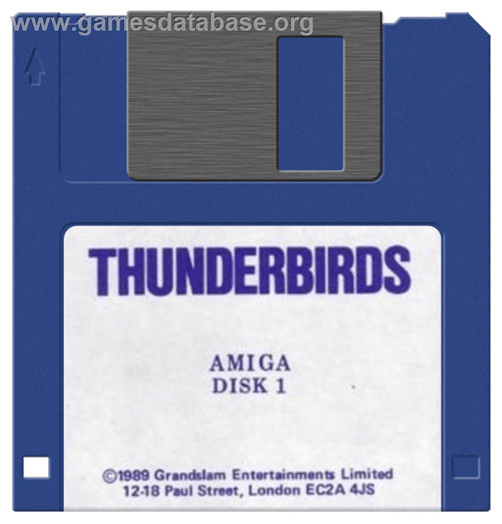 Thunderbirds - Commodore Amiga - Artwork - Disc