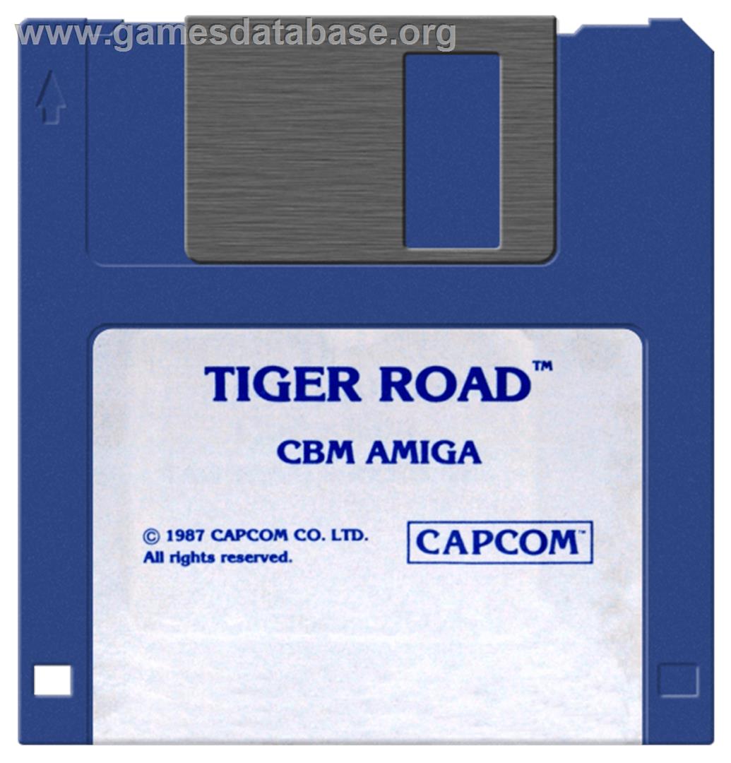 Tiger Road - Commodore Amiga - Artwork - Disc