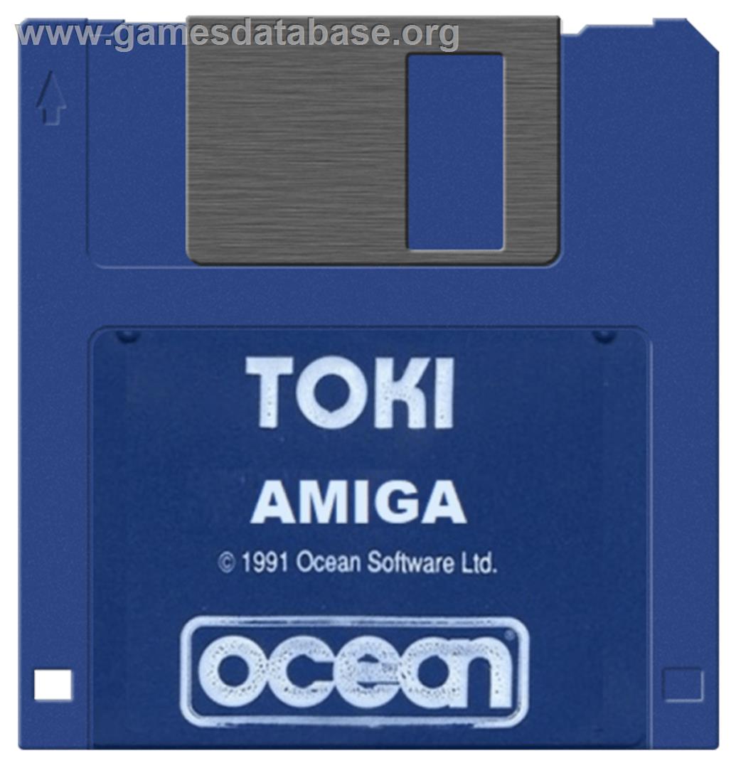 Toki: Going Ape Spit - Commodore Amiga - Artwork - Disc