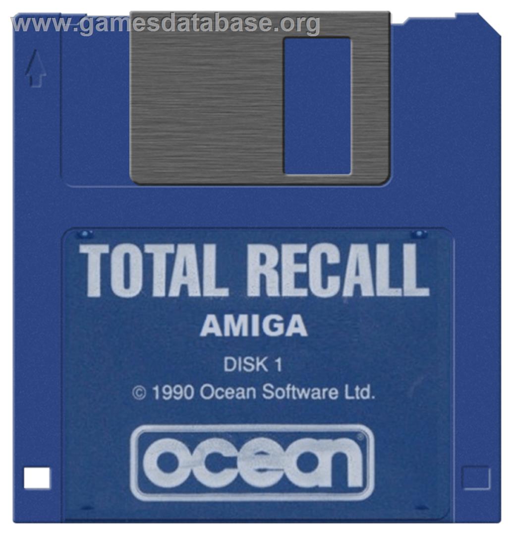 Total Recall - Commodore Amiga - Artwork - Disc