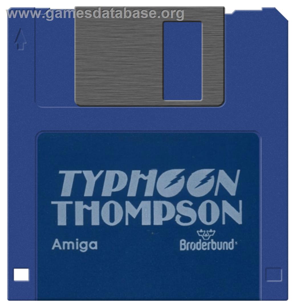 Typhoon Thompson in Search for the Sea Child - Commodore Amiga - Artwork - Disc
