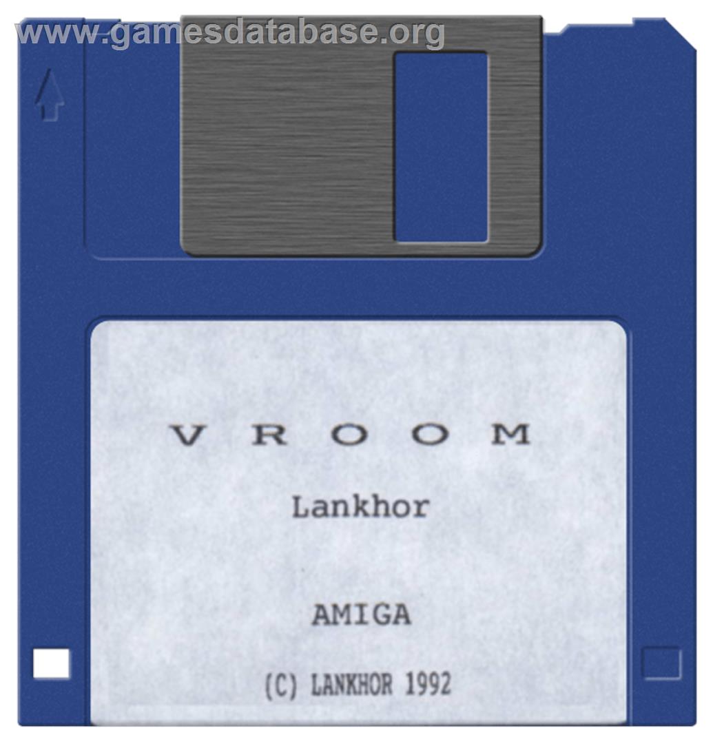 Vroom - Commodore Amiga - Artwork - Disc