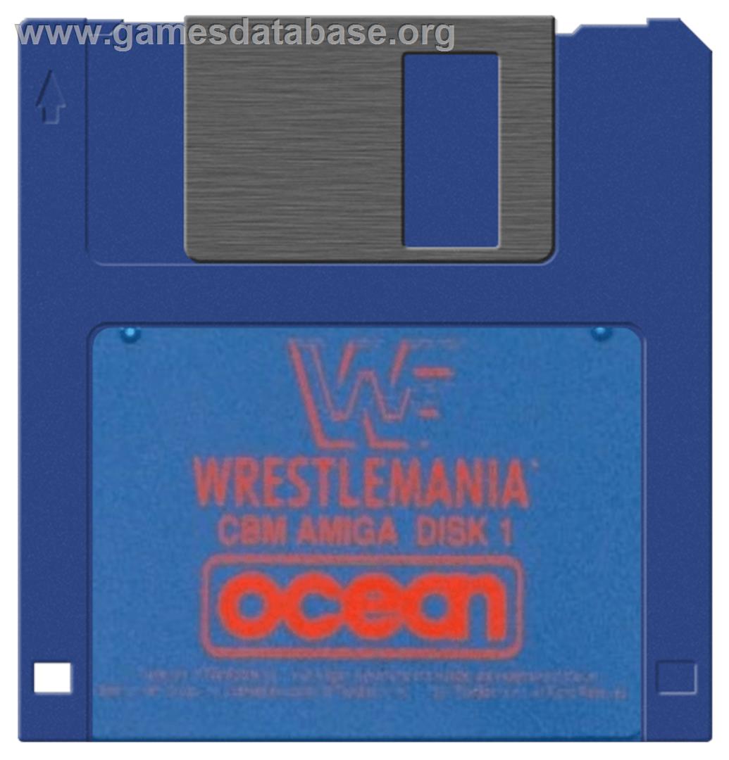 WWF Wrestlemania - Commodore Amiga - Artwork - Disc