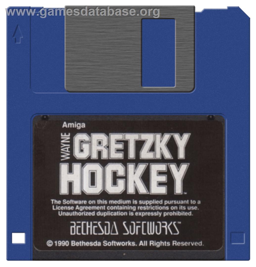 Wayne Gretzky Hockey - Commodore Amiga - Artwork - Disc