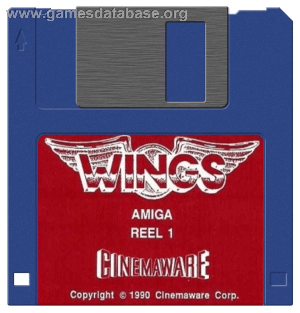 Wings - Commodore Amiga - Artwork - Disc