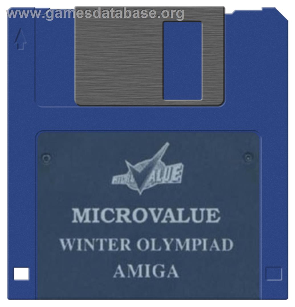 Winter Challenge: World Class Competition - Commodore Amiga - Artwork - Disc