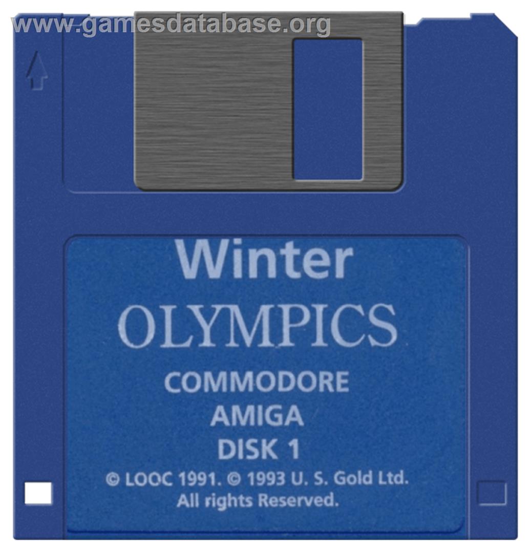 Winter Olympics: Lillehammer '94 - Commodore Amiga - Artwork - Disc