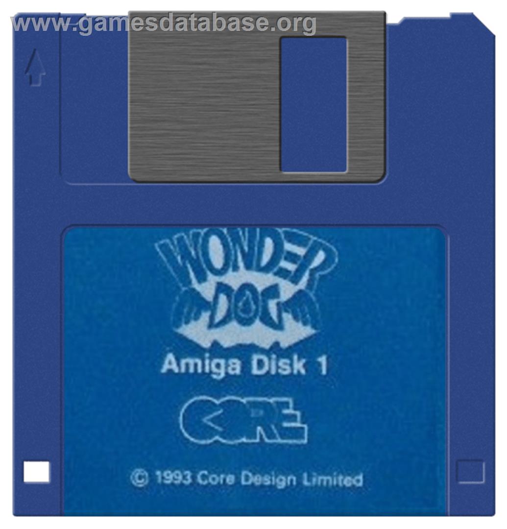 Wonder Dog - Commodore Amiga - Artwork - Disc