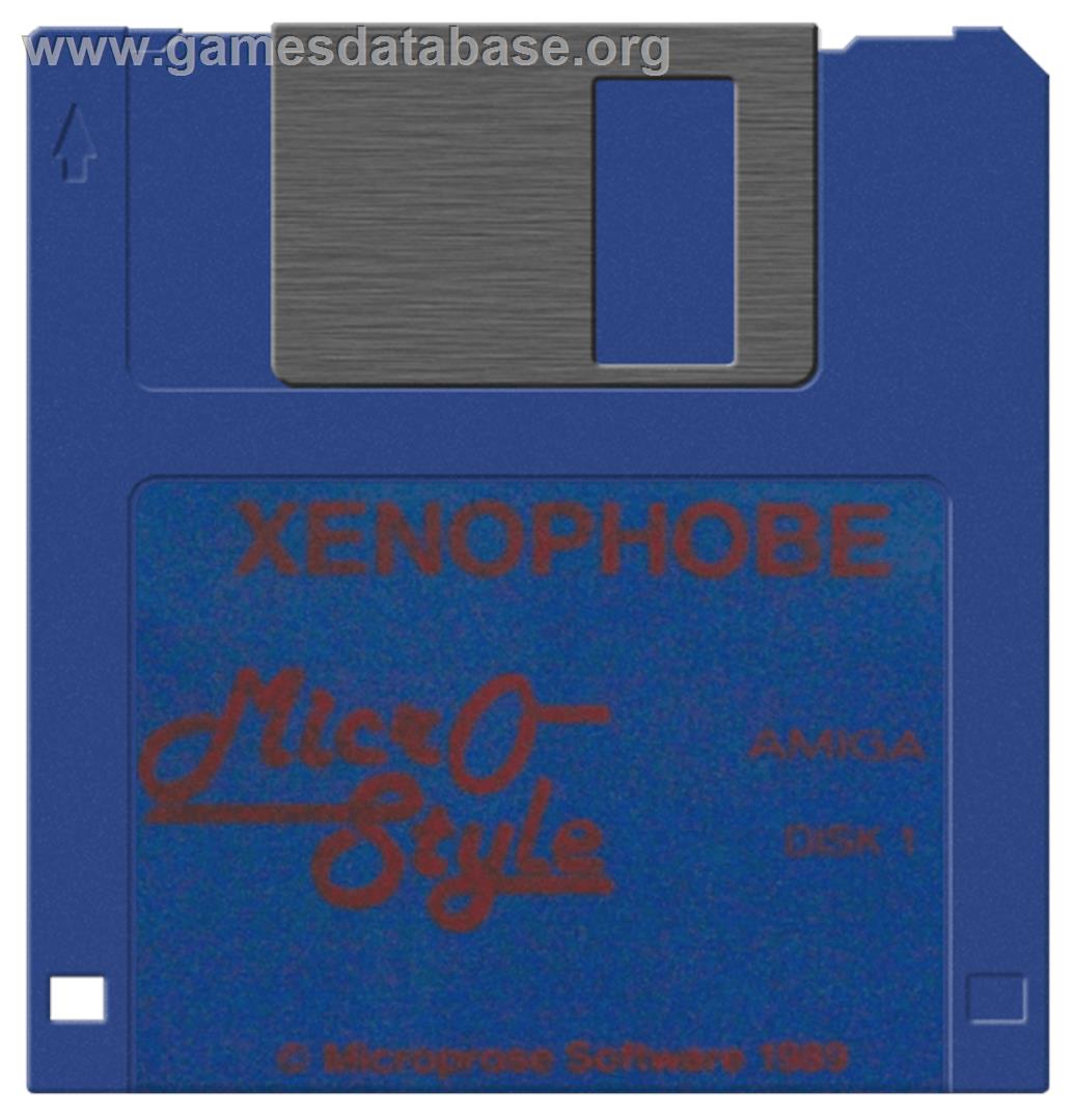Xenophobe - Commodore Amiga - Artwork - Disc