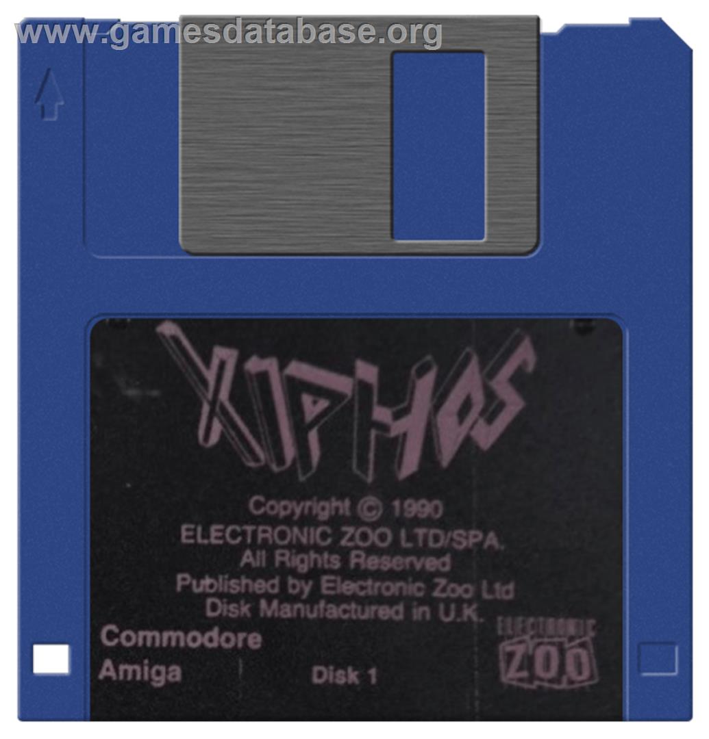 Xiphos - Commodore Amiga - Artwork - Disc