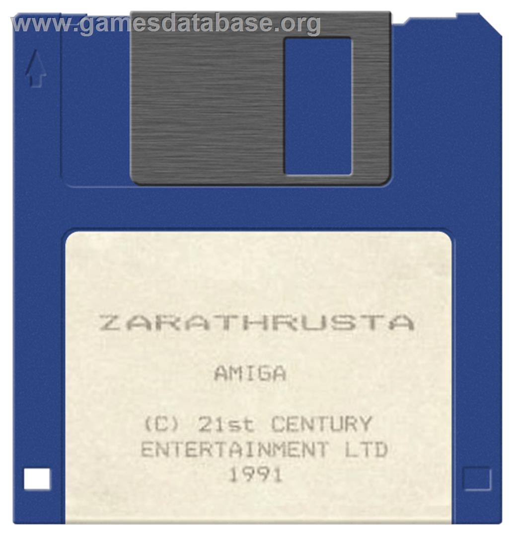 Zarathrusta - Commodore Amiga - Artwork - Disc