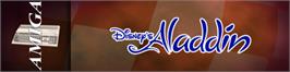 Arcade Cabinet Marquee for Aladdin.