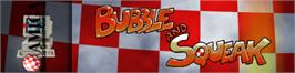 Arcade Cabinet Marquee for Bubble and Squeak.