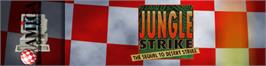 Arcade Cabinet Marquee for Jungle Strike.