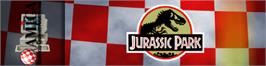 Arcade Cabinet Marquee for Jurassic Park.