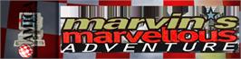 Arcade Cabinet Marquee for Marvin's Marvellous Adventure.