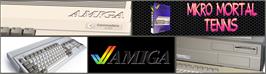 Arcade Cabinet Marquee for Mikro Mortal Tennis.