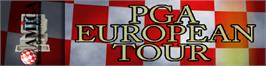Arcade Cabinet Marquee for PGA European Tour.