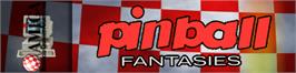 Arcade Cabinet Marquee for Pinball Fantasies.