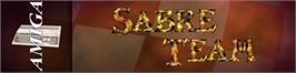 Arcade Cabinet Marquee for Sabre Team.