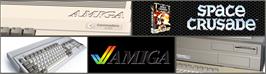 Arcade Cabinet Marquee for Space Crusade: The Voyage Beyond.