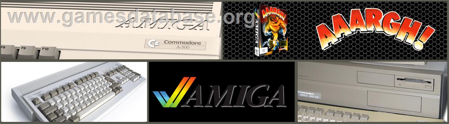 Aaargh! - Commodore Amiga - Artwork - Marquee