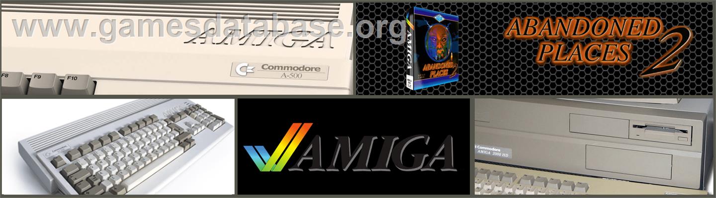 Abandoned Places 2 - Commodore Amiga - Artwork - Marquee