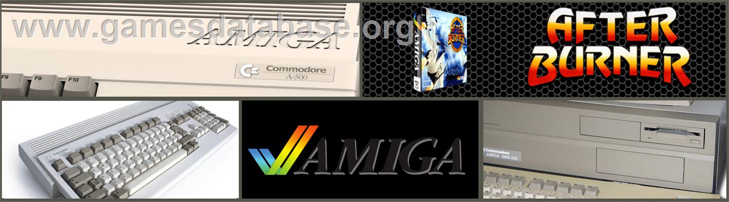 After Burner - Commodore Amiga - Artwork - Marquee