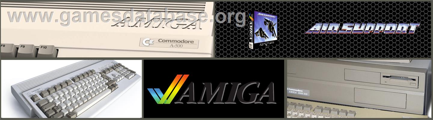 Air Support - Commodore Amiga - Artwork - Marquee