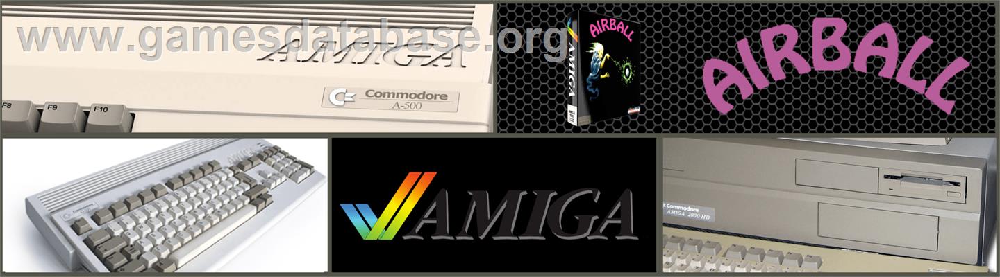 Airball - Commodore Amiga - Artwork - Marquee
