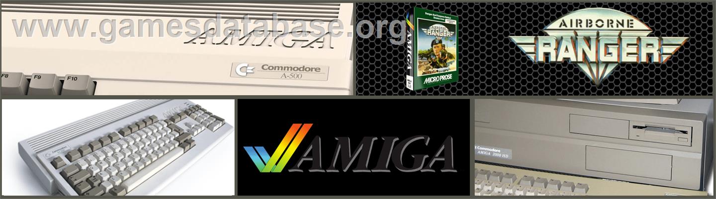 Airborne Ranger - Commodore Amiga - Artwork - Marquee