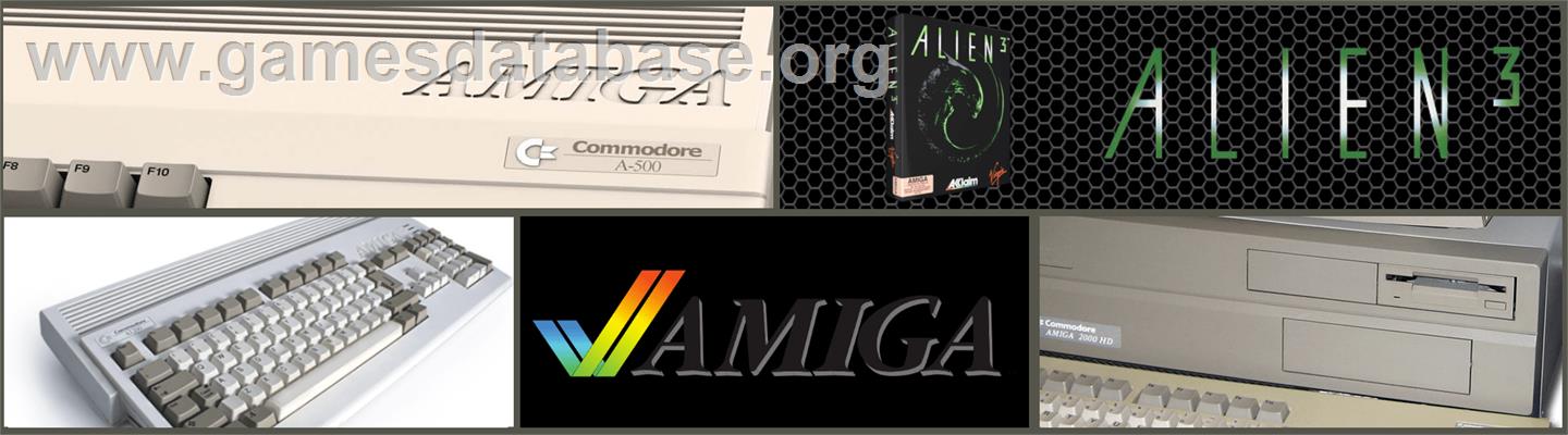 Alien 3 - Commodore Amiga - Artwork - Marquee
