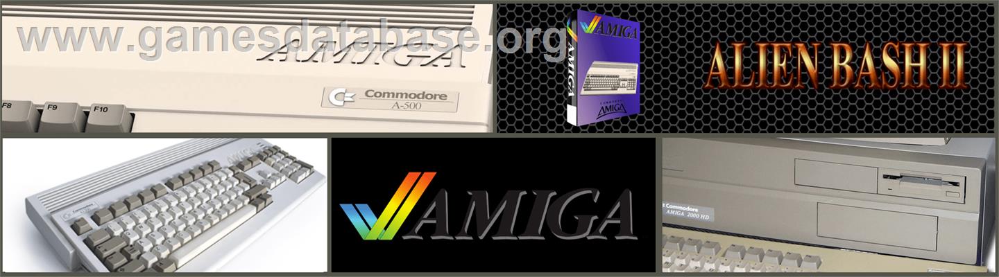 Alien Bash - Commodore Amiga - Artwork - Marquee