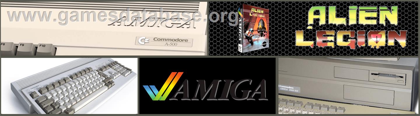 Alien Legion - Commodore Amiga - Artwork - Marquee
