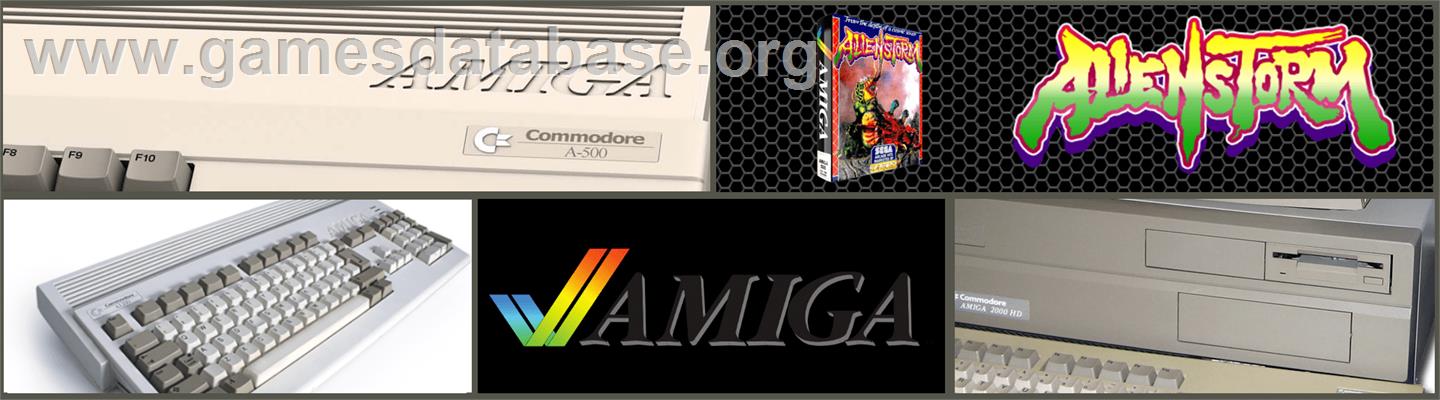 Alien Storm - Commodore Amiga - Artwork - Marquee