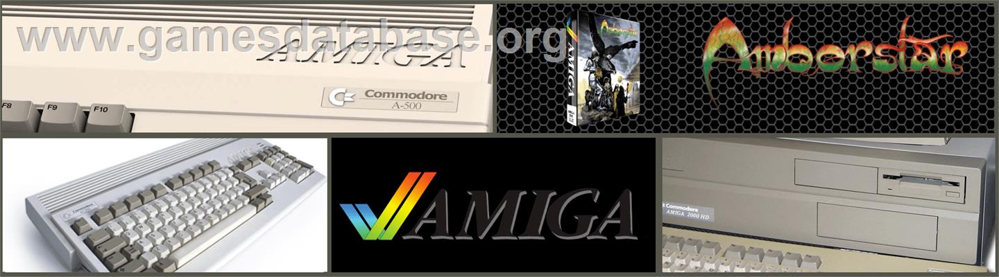 Amberstar - Commodore Amiga - Artwork - Marquee