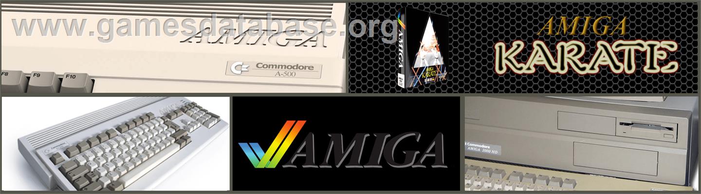 Amiga Karate - Commodore Amiga - Artwork - Marquee