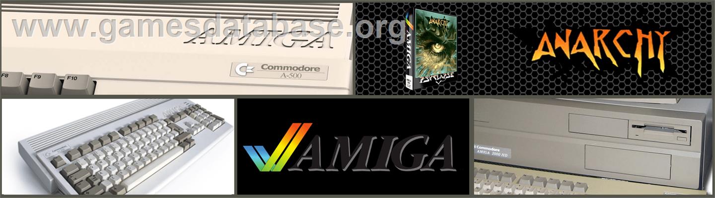 Anarchy - Commodore Amiga - Artwork - Marquee