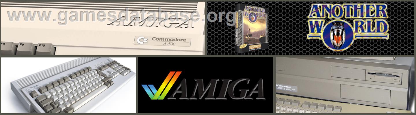 Another World - Commodore Amiga - Artwork - Marquee