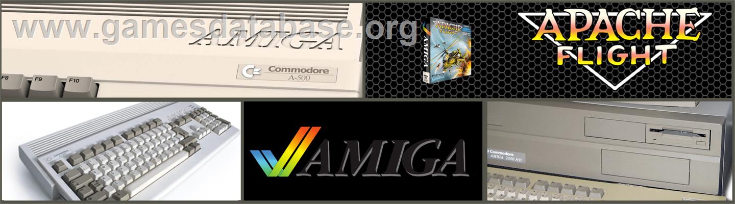 Apache Flight - Commodore Amiga - Artwork - Marquee