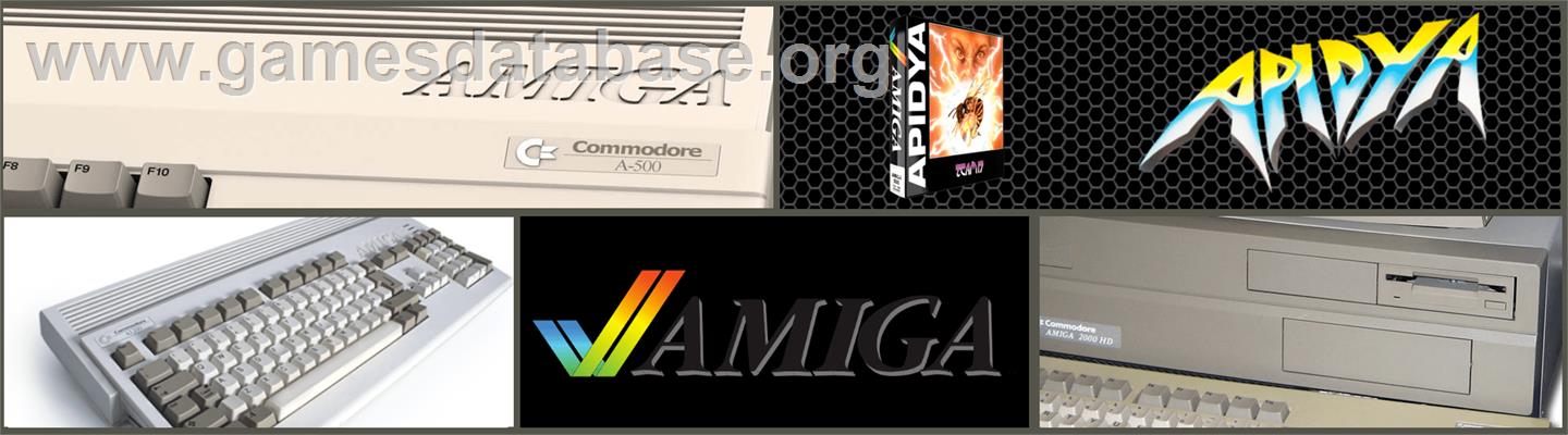 Apidya - Commodore Amiga - Artwork - Marquee