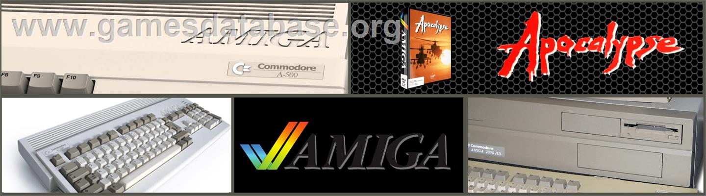 Apocalypse - Commodore Amiga - Artwork - Marquee