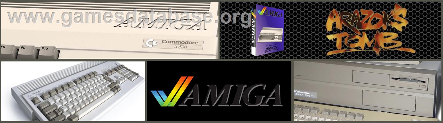 Arazok's Tomb - Commodore Amiga - Artwork - Marquee
